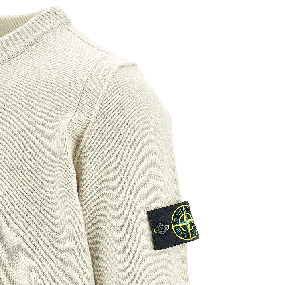 Wool-blend crewneck sweater