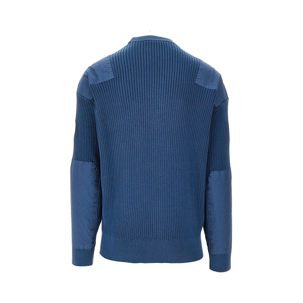 Pullover in cotone con applicazioni