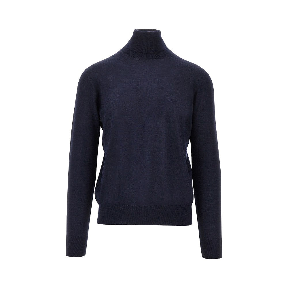Wool, cashmere and silk turtleneck sweater