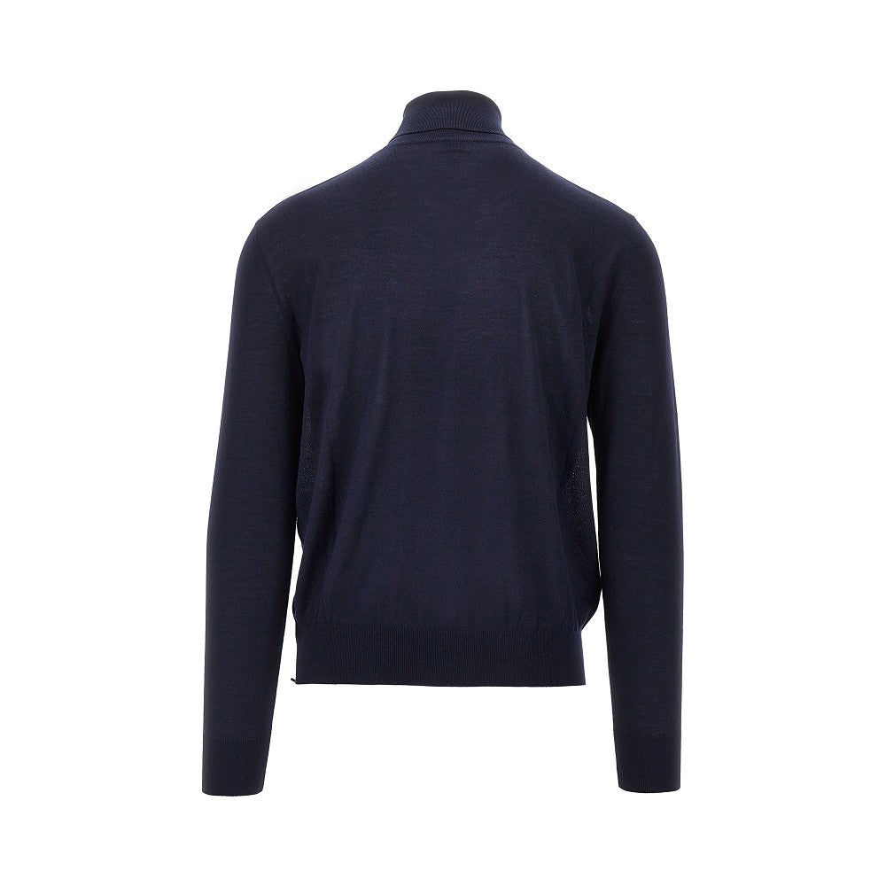 Wool, cashmere and silk turtleneck sweater