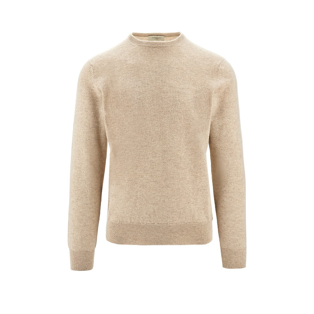 Pullover girocollo in cachemire