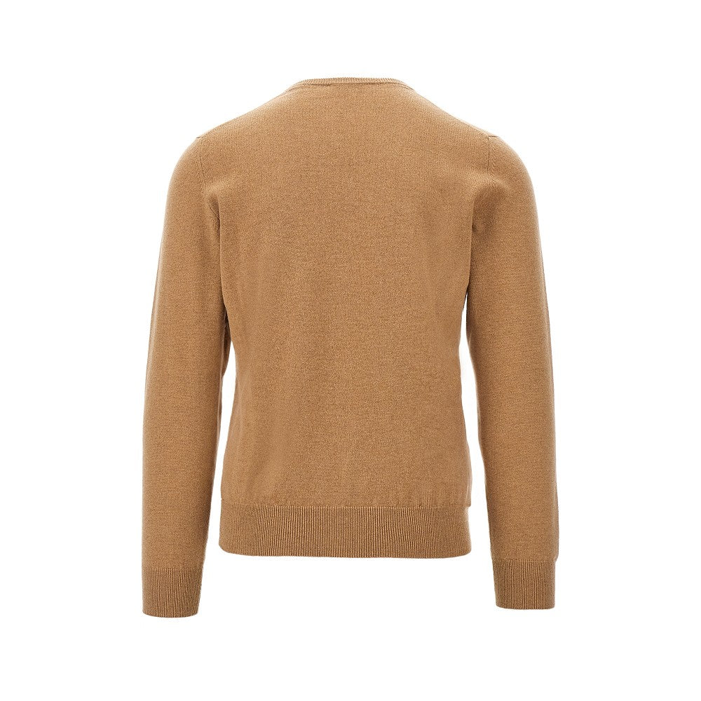 V-neck cashmere sweater