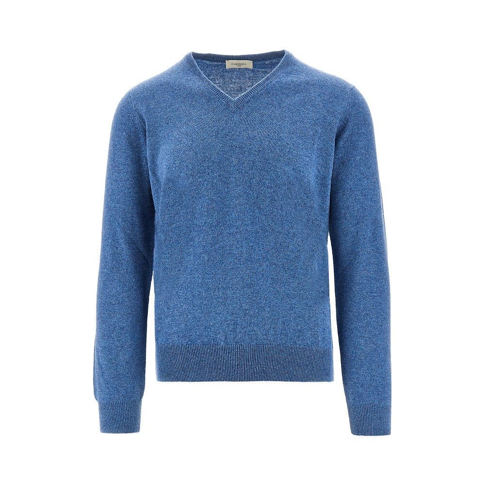 V-neck cashmere sweater