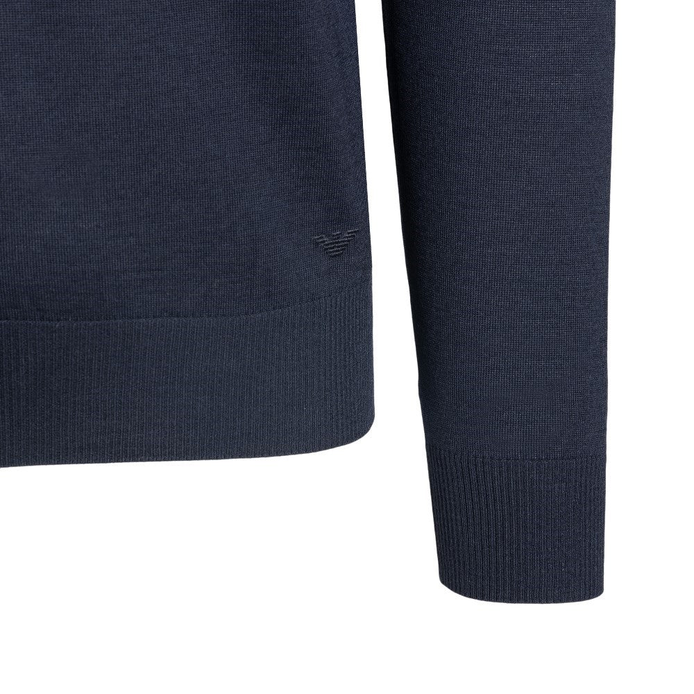 Pullover a collo alto in lana