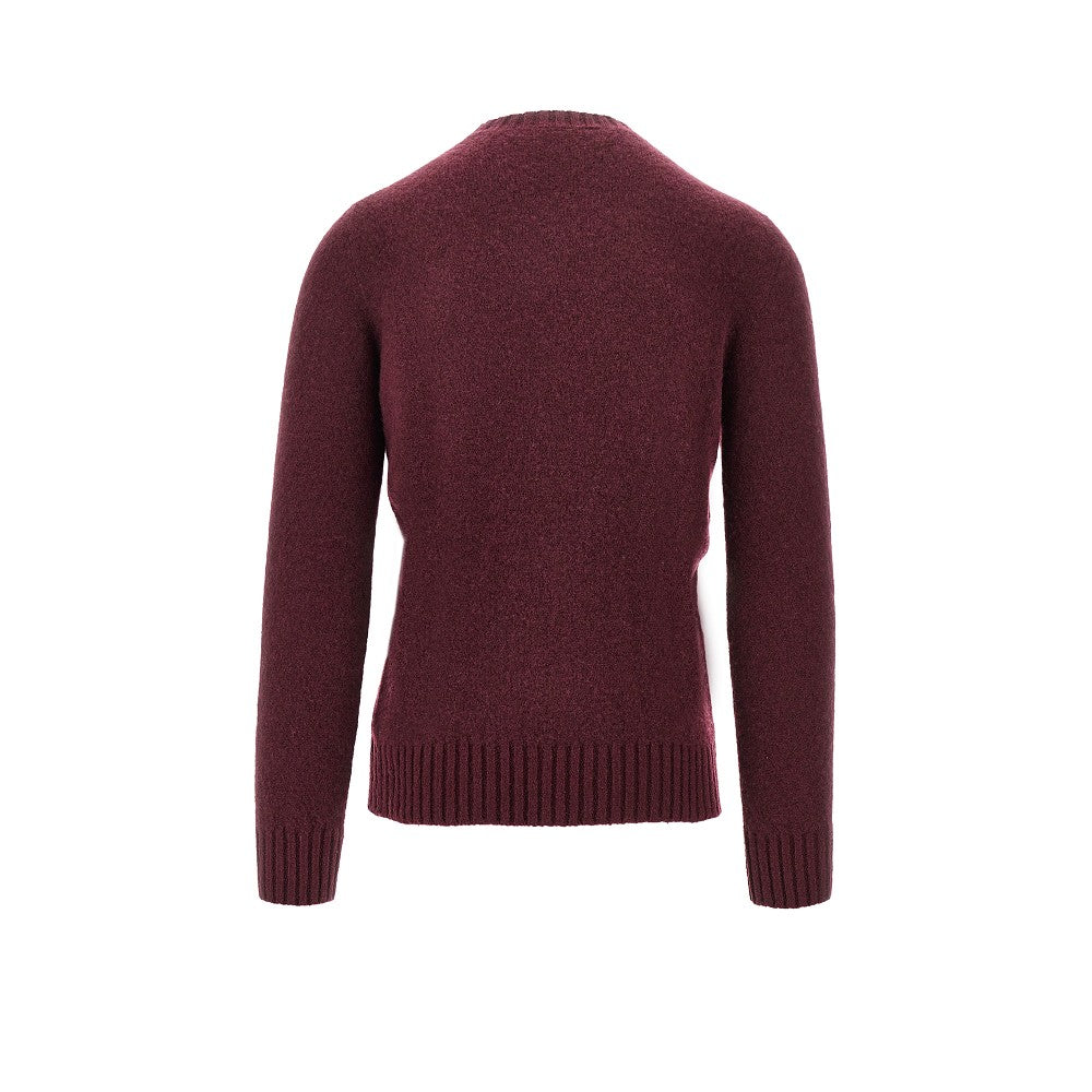 Cashmere and silk crewneck sweater