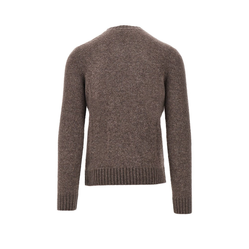 Cashmere and silk crewneck sweater