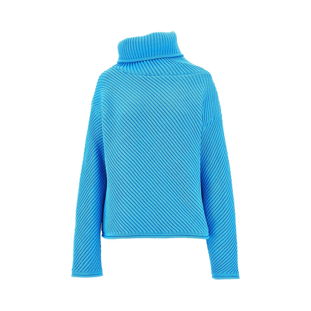 Ribbed knit sweater