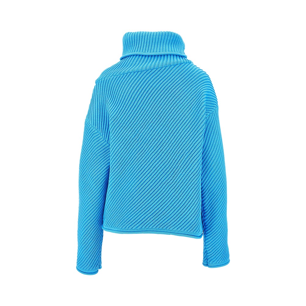 Ribbed knit sweater