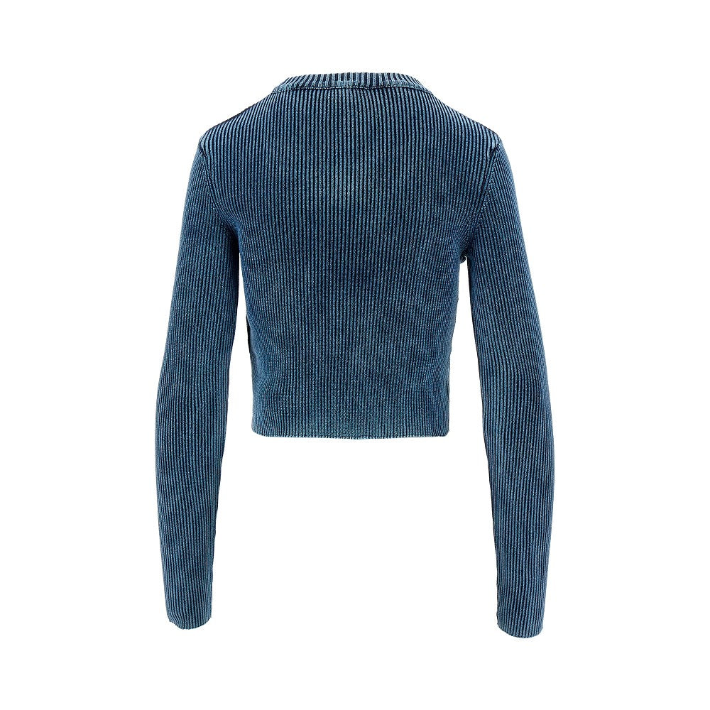 Top a costine con inserto Oval D