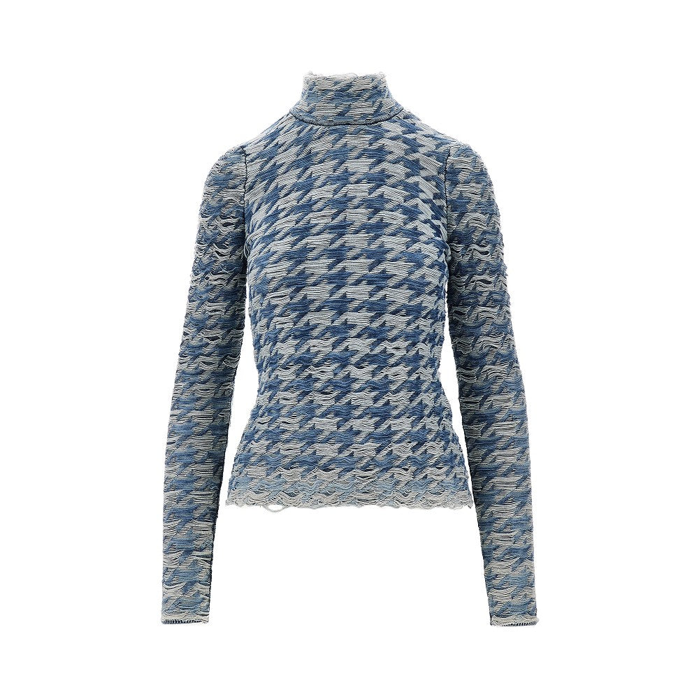 Top 'Hilda' in cotone jacquard