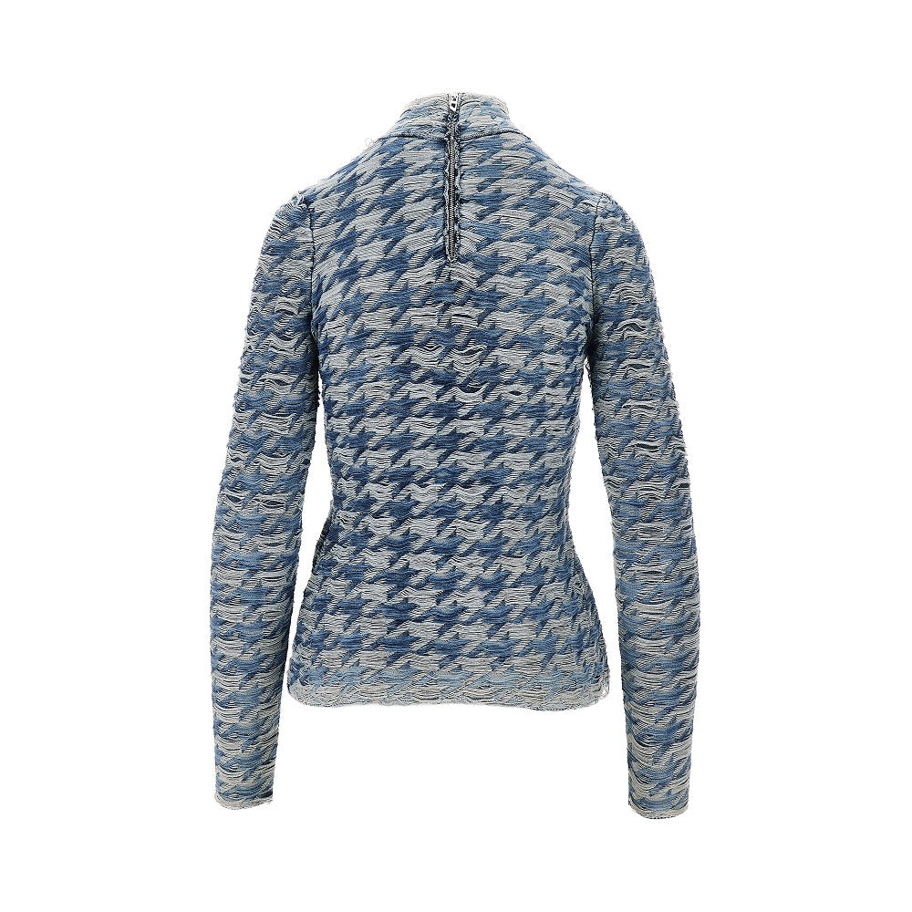 Top 'Hilda' in cotone jacquard