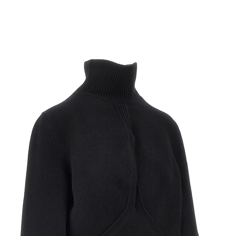 Cashmere blend cut-out sweater
