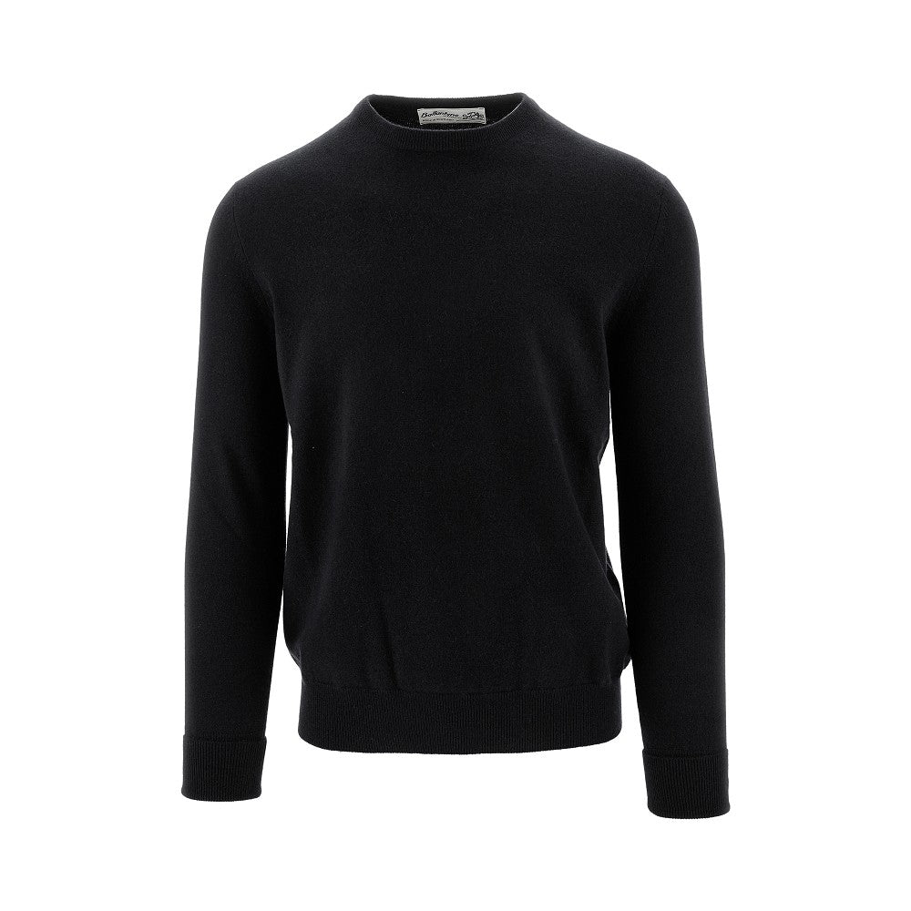 Pullover girocollo in cachemire