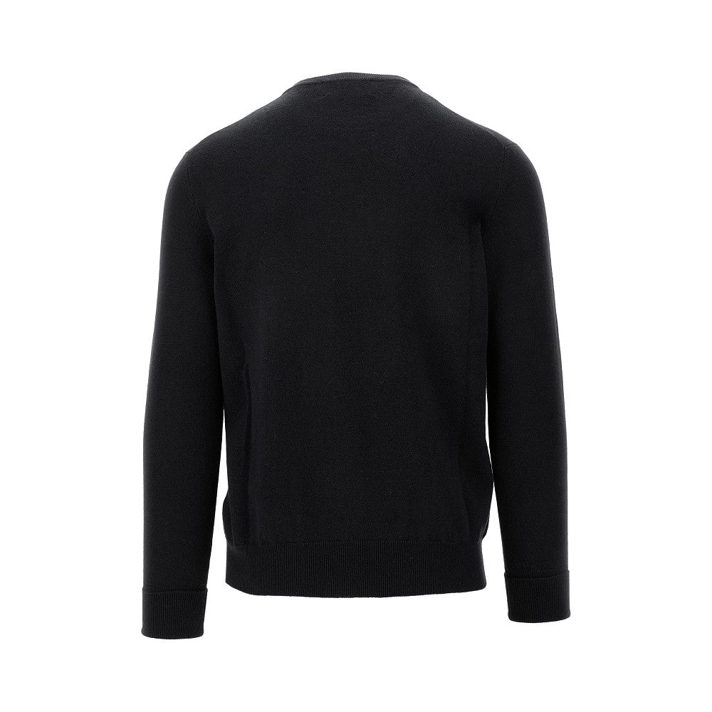 Pullover girocollo in cachemire