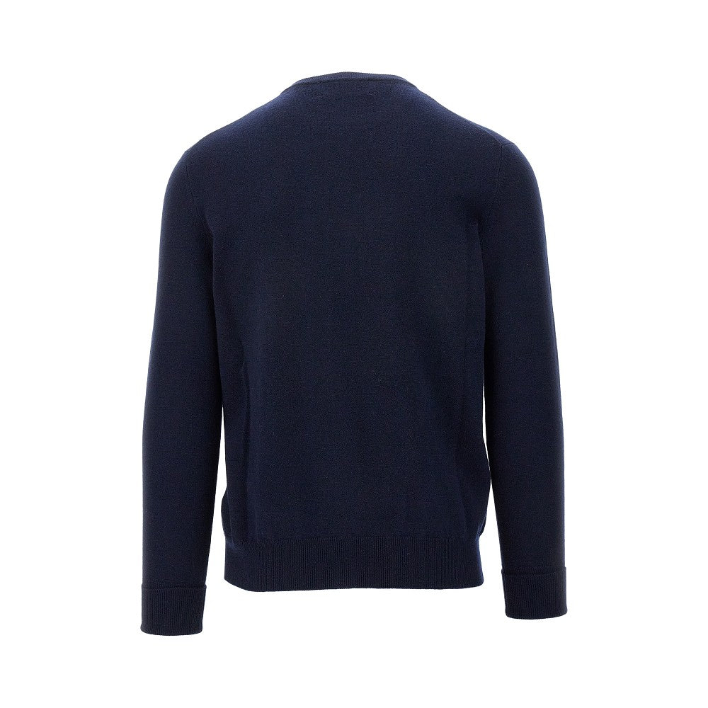 Pullover girocollo in cachemire