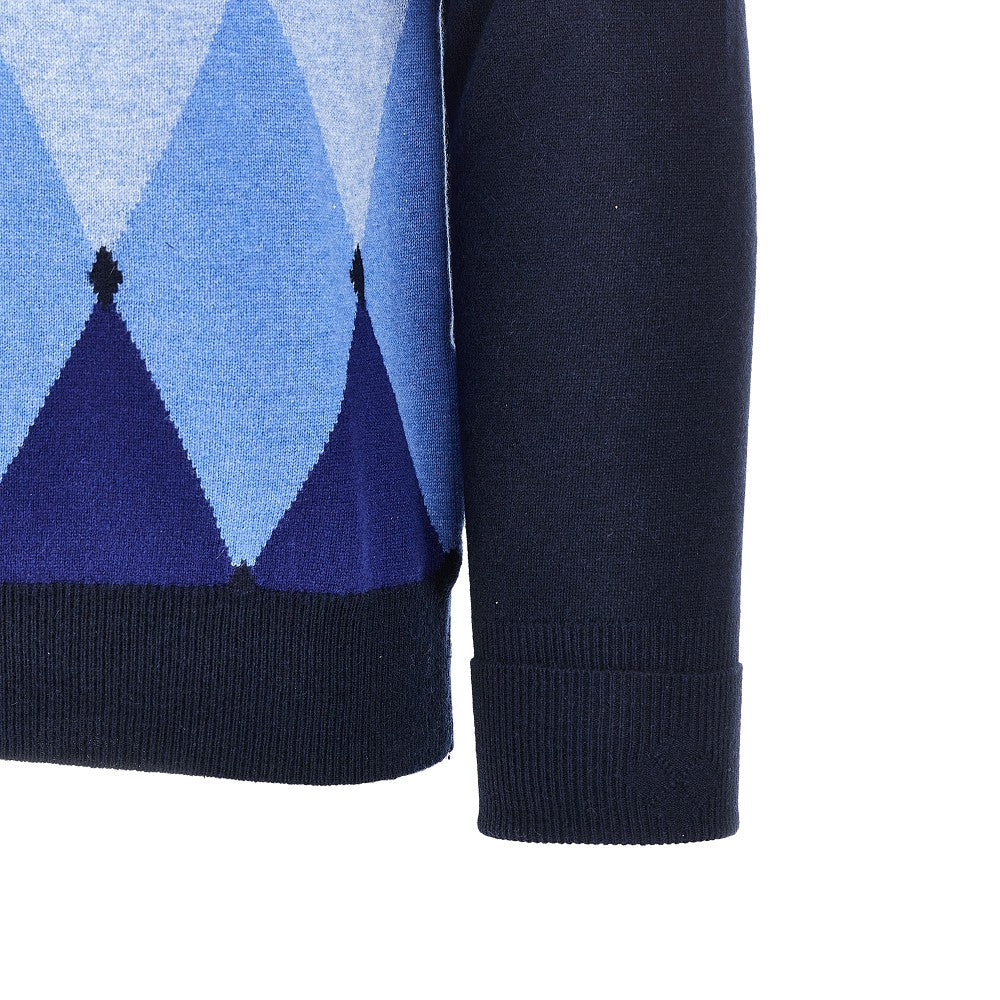 Lozenge cashmere sweater