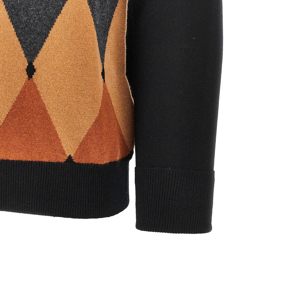 Lozenge cashmere sweater
