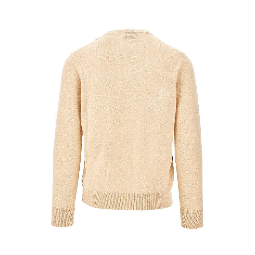 Lozenge cashmere sweater