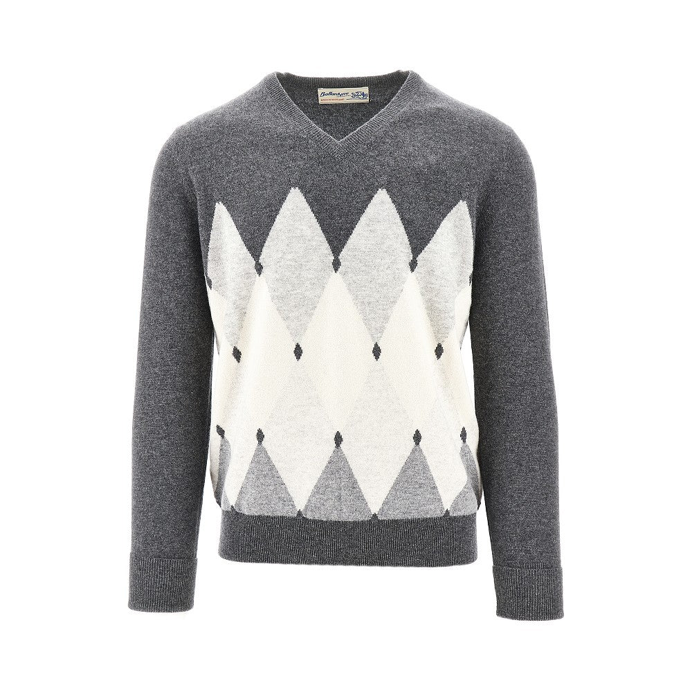 Lozenge cashmere sweater