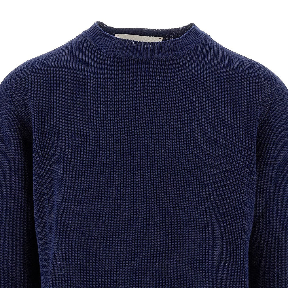 Pullover girocollo in cotone