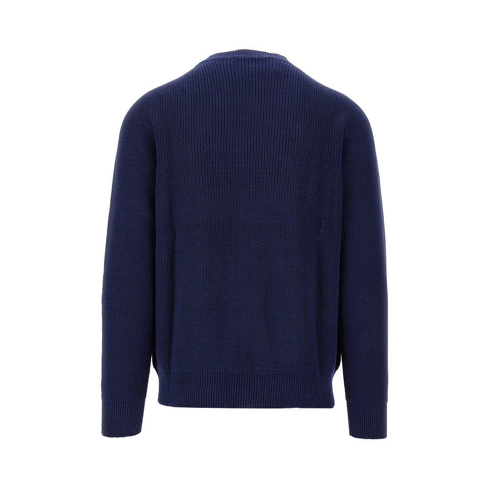 Pullover girocollo in cotone