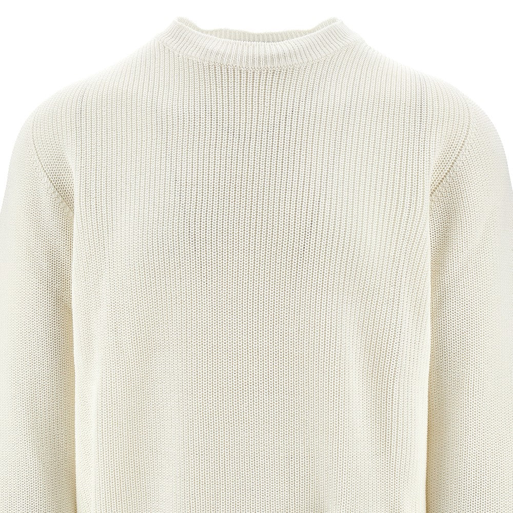 Pullover girocollo in cotone