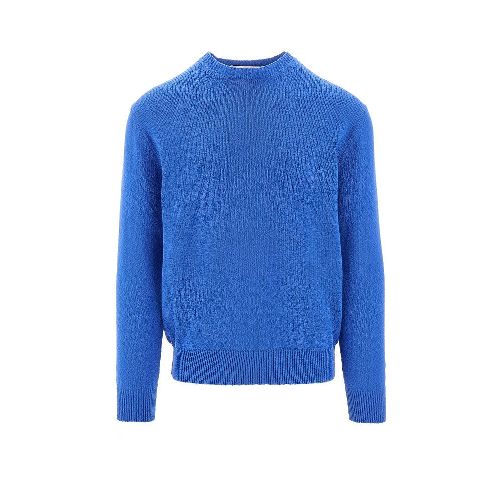 Pullover girocollo in misto cotone