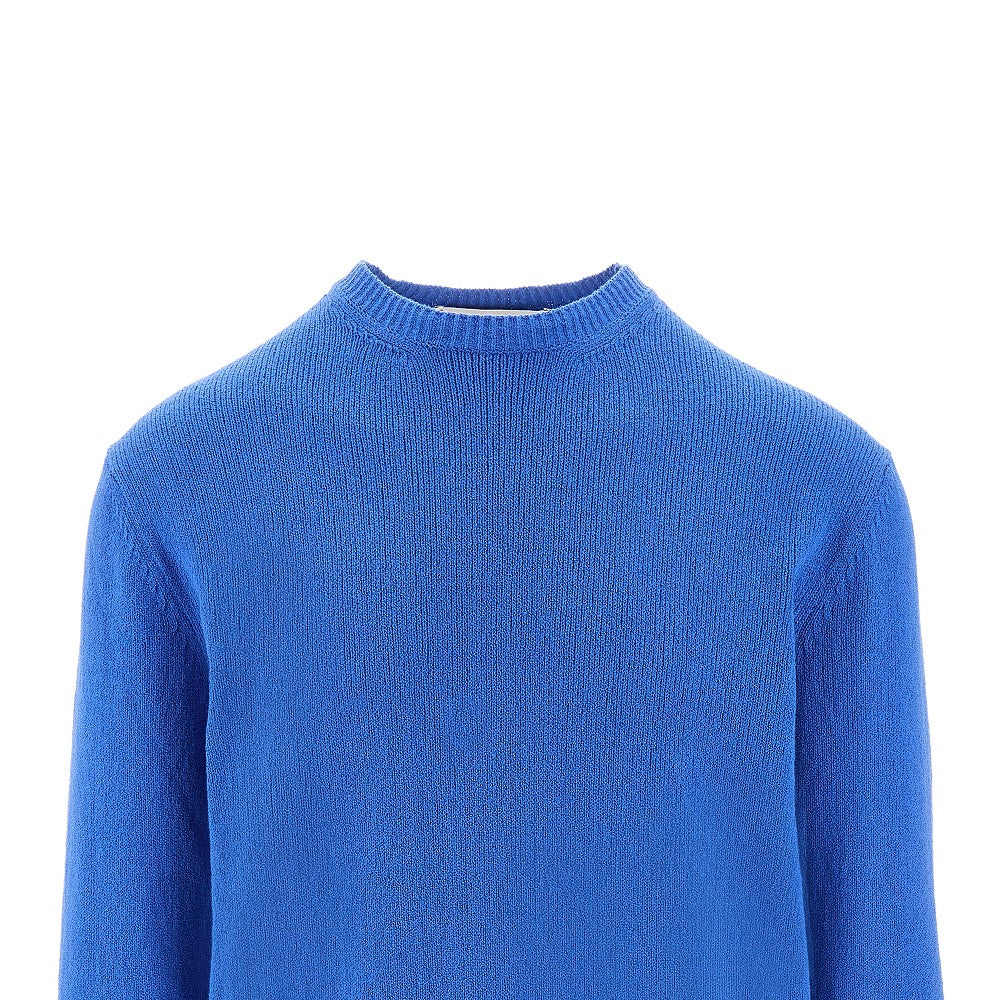 Pullover girocollo in misto cotone