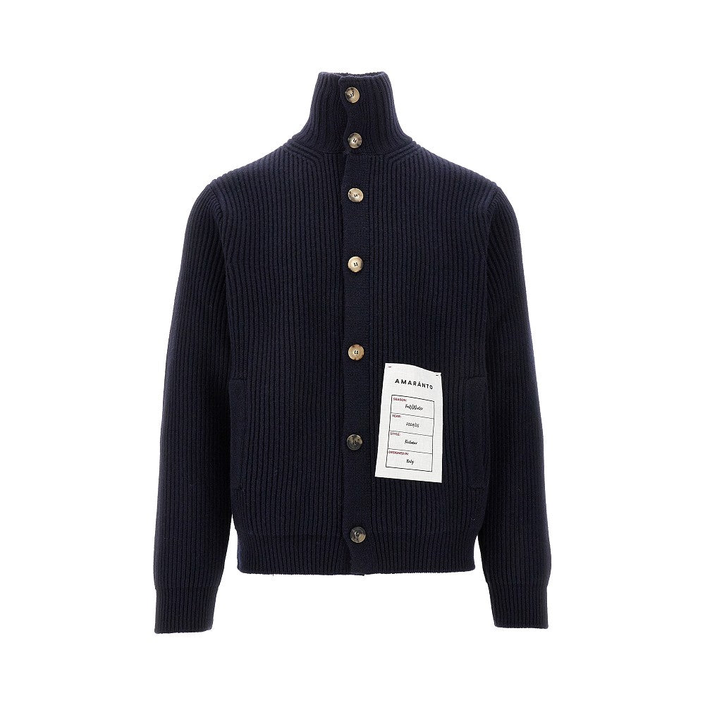 Cardigan in lana e cachemire