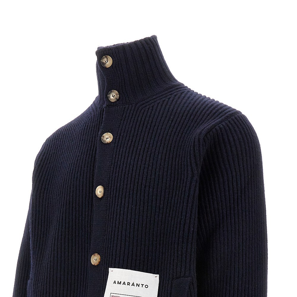 Cardigan in lana e cachemire