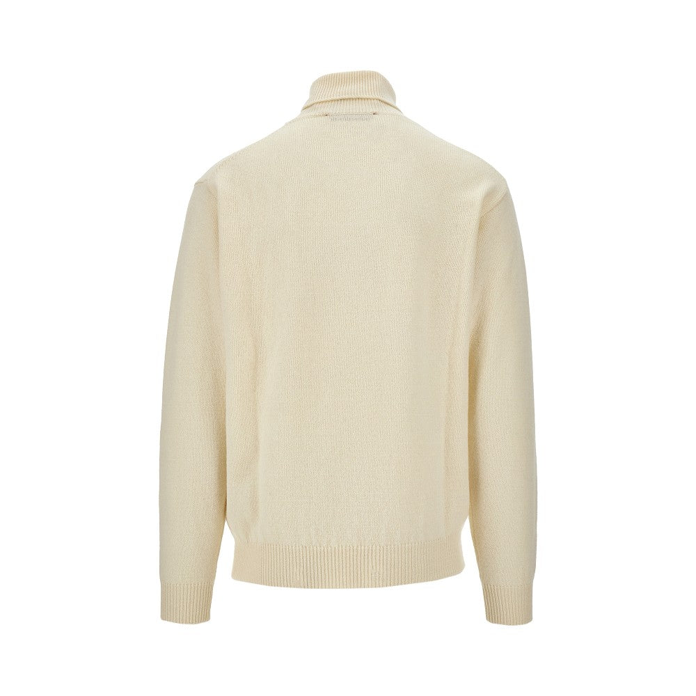 Wool and cashmere turtleneck sweater