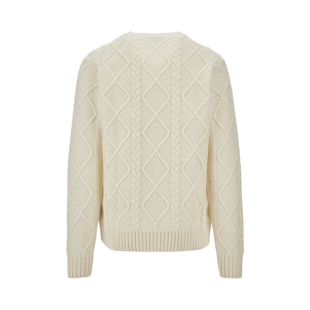 'Cortina' braided sweater