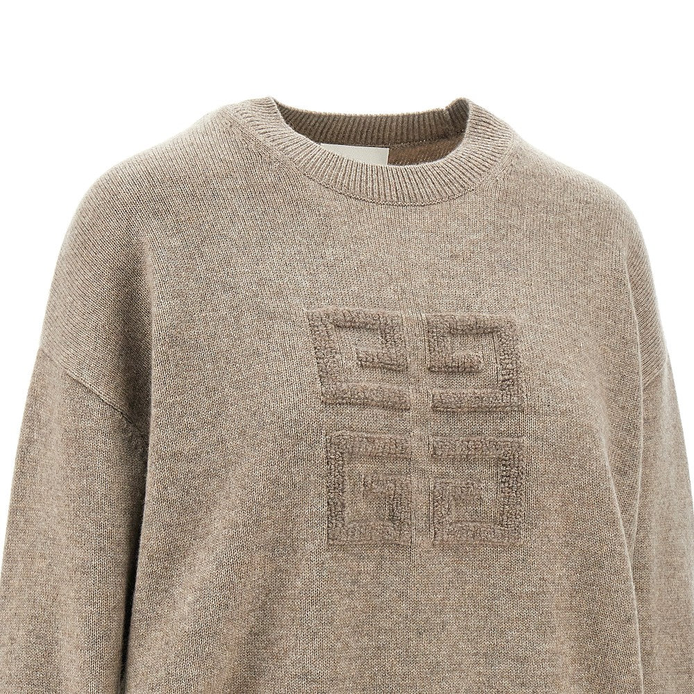 Cashmere sweater with 4G logo