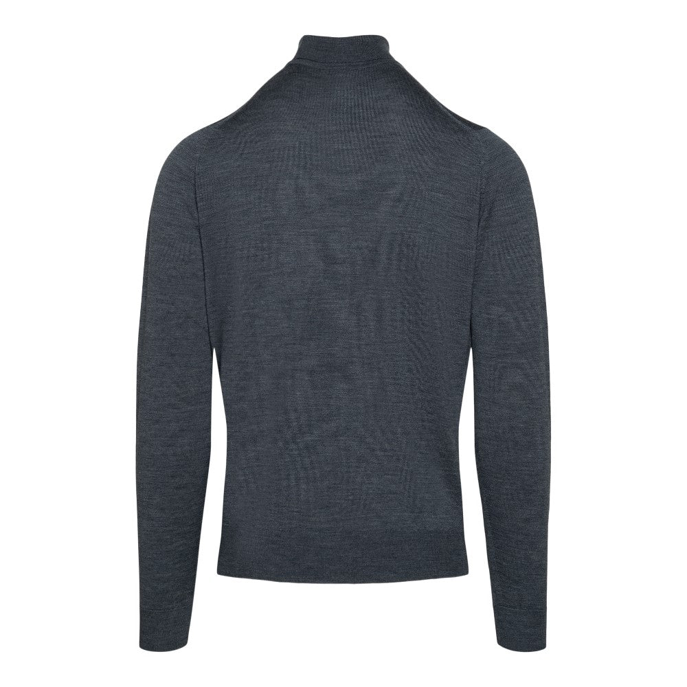 Pullover a collo alto in lana Merino