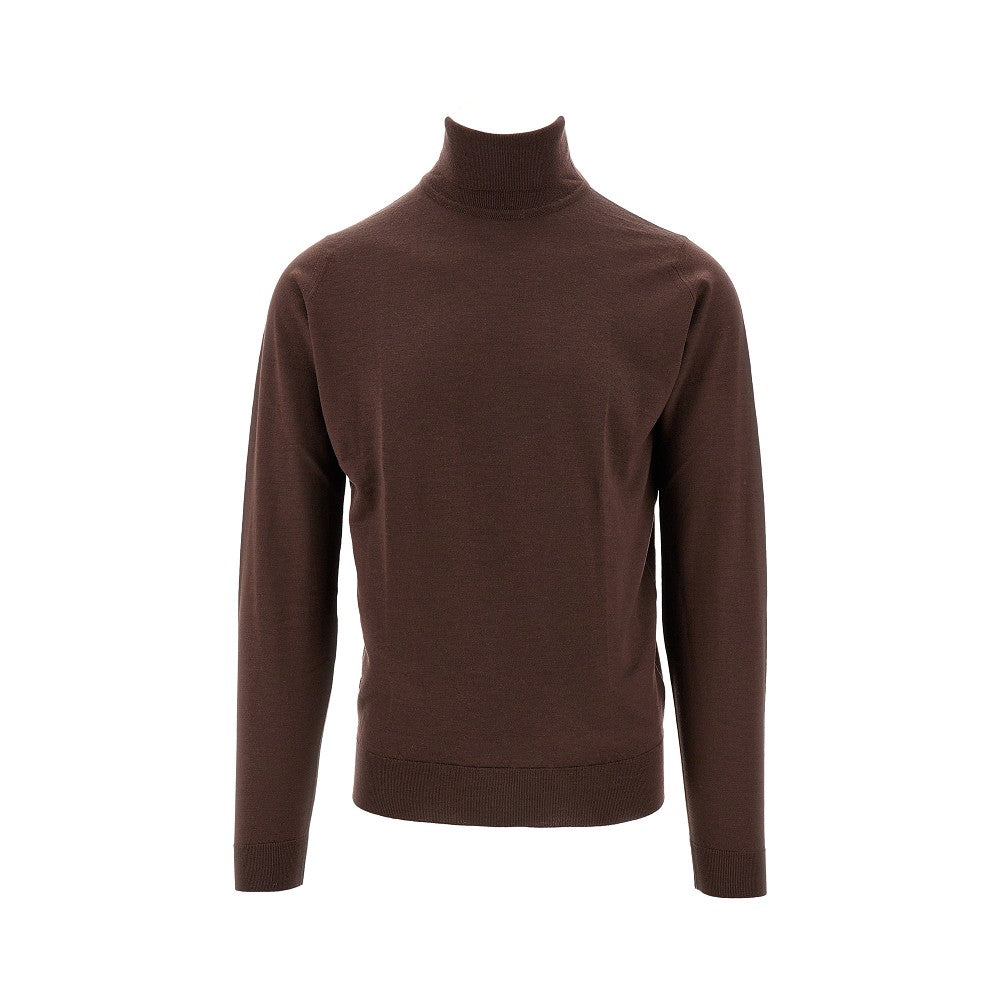 Merino wool turtleneck sweater