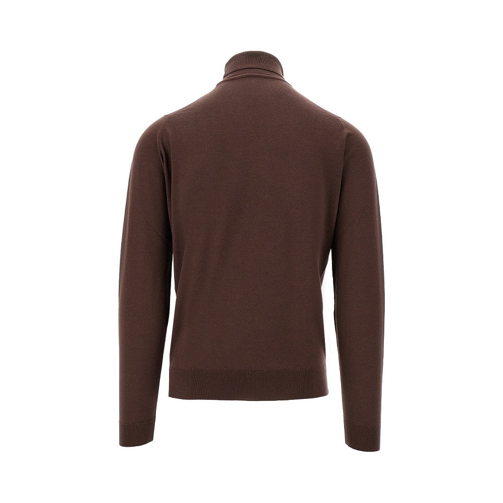 Merino wool turtleneck sweater