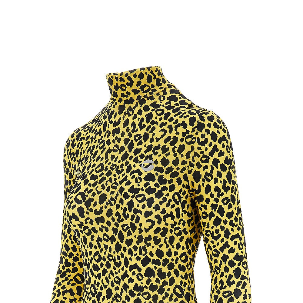 Stretch viscose turtleneck