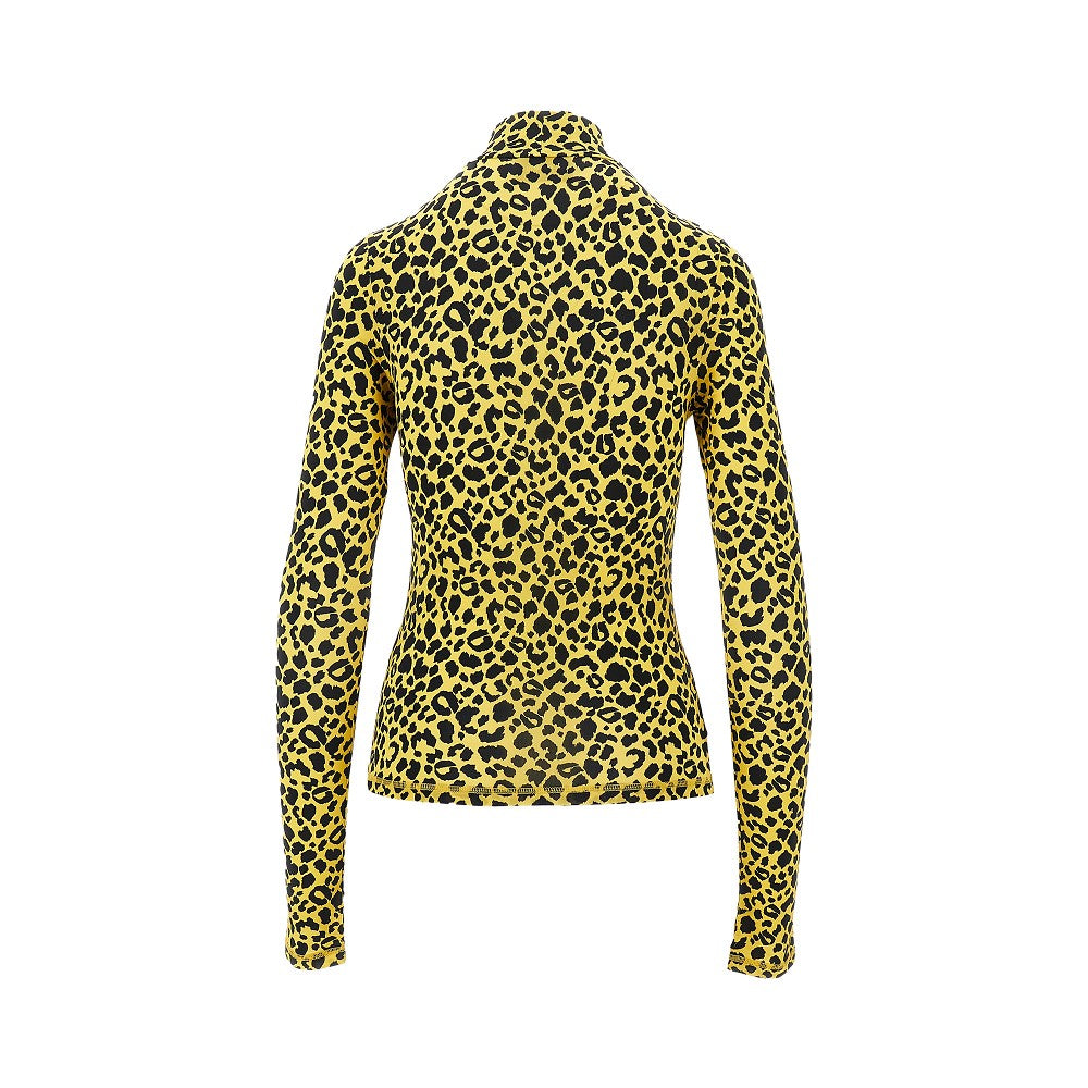 Stretch viscose turtleneck