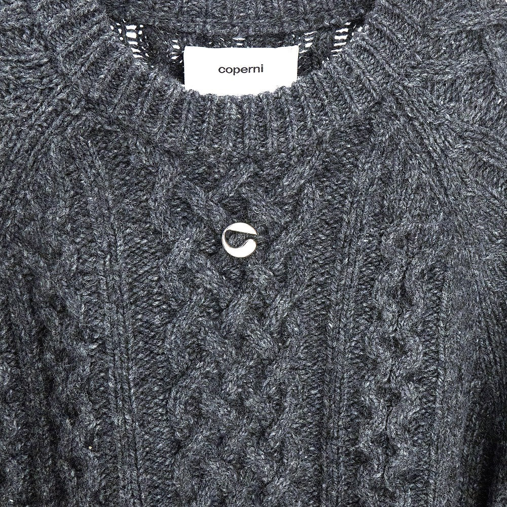 Shredded effect sweater