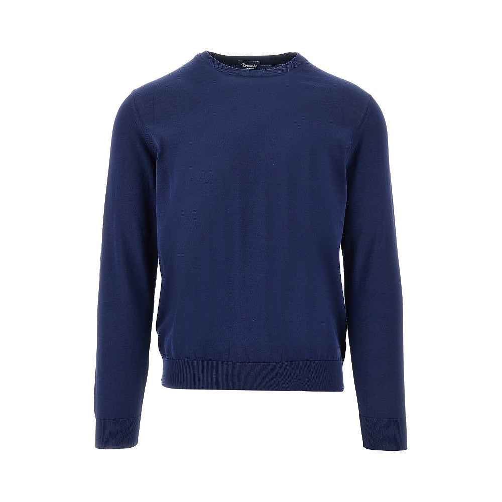 Pullover girocollo in cotone