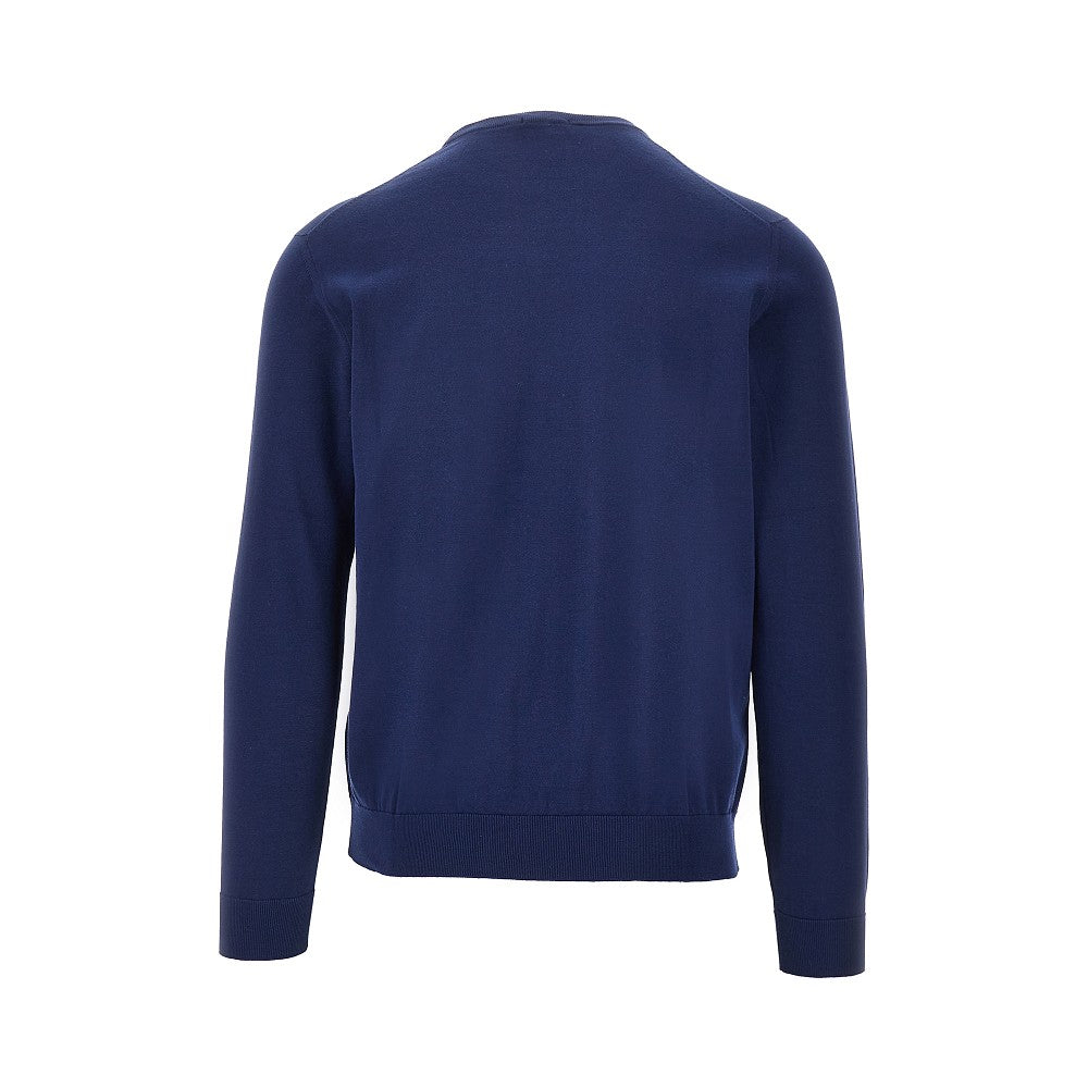 Pullover girocollo in cotone