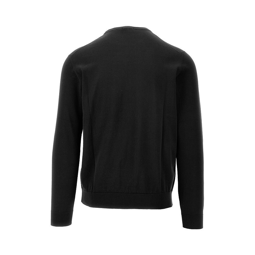 Pullover girocollo in cotone