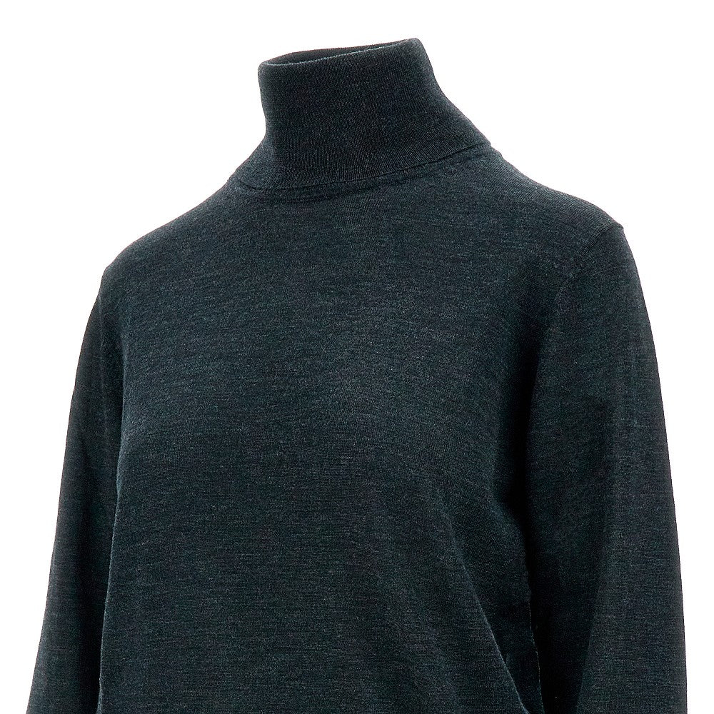 Wool and silk blend turtleneck sweater