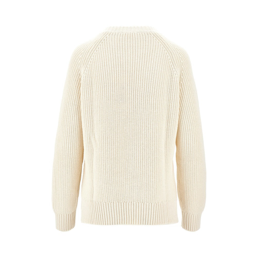 Cotton and cashmere sweater