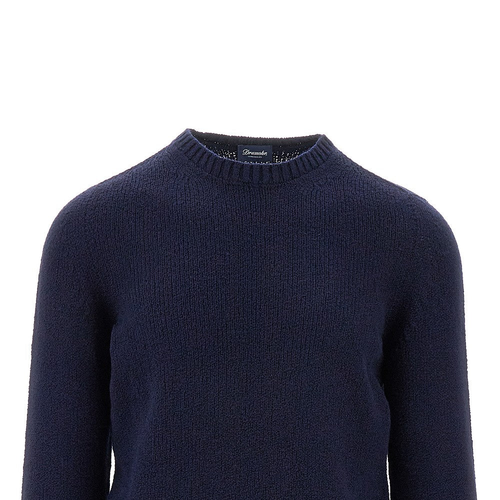 Pullover girocollo in cotone