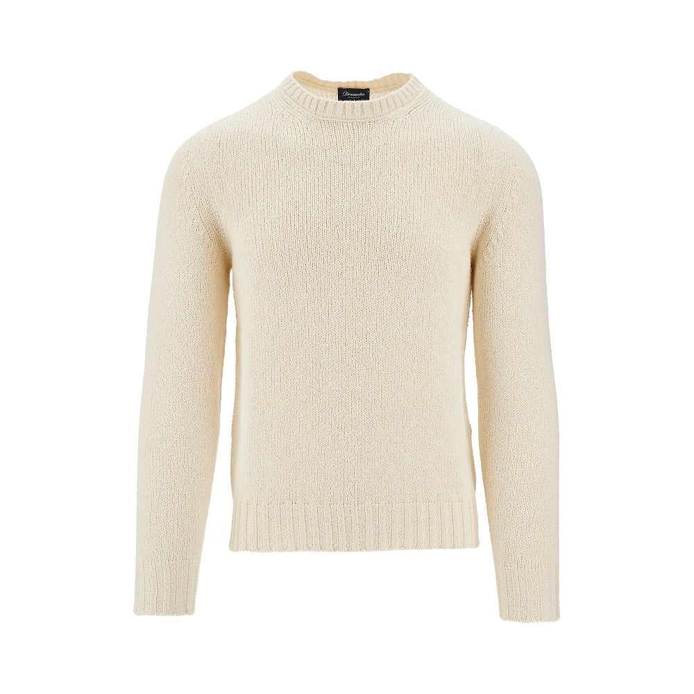 Pullover girocollo in cotone