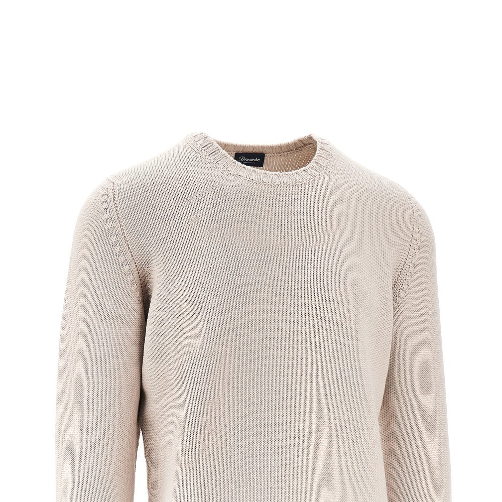 Pullover girocollo in lana merino