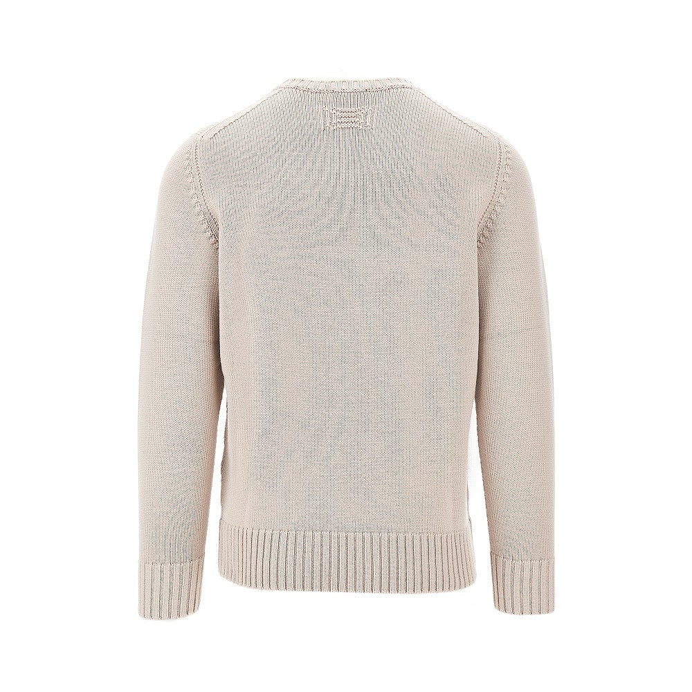Pullover girocollo in lana merino