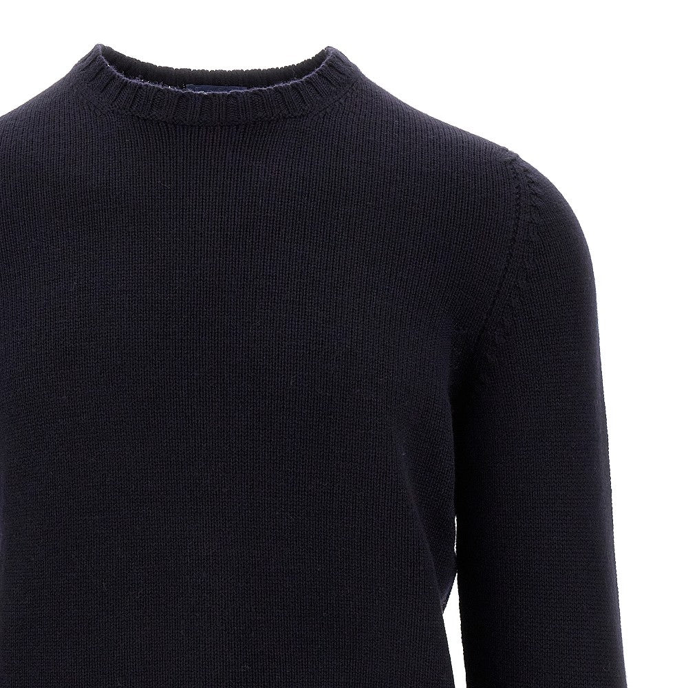 Pullover girocollo in lana Merino Extrafine