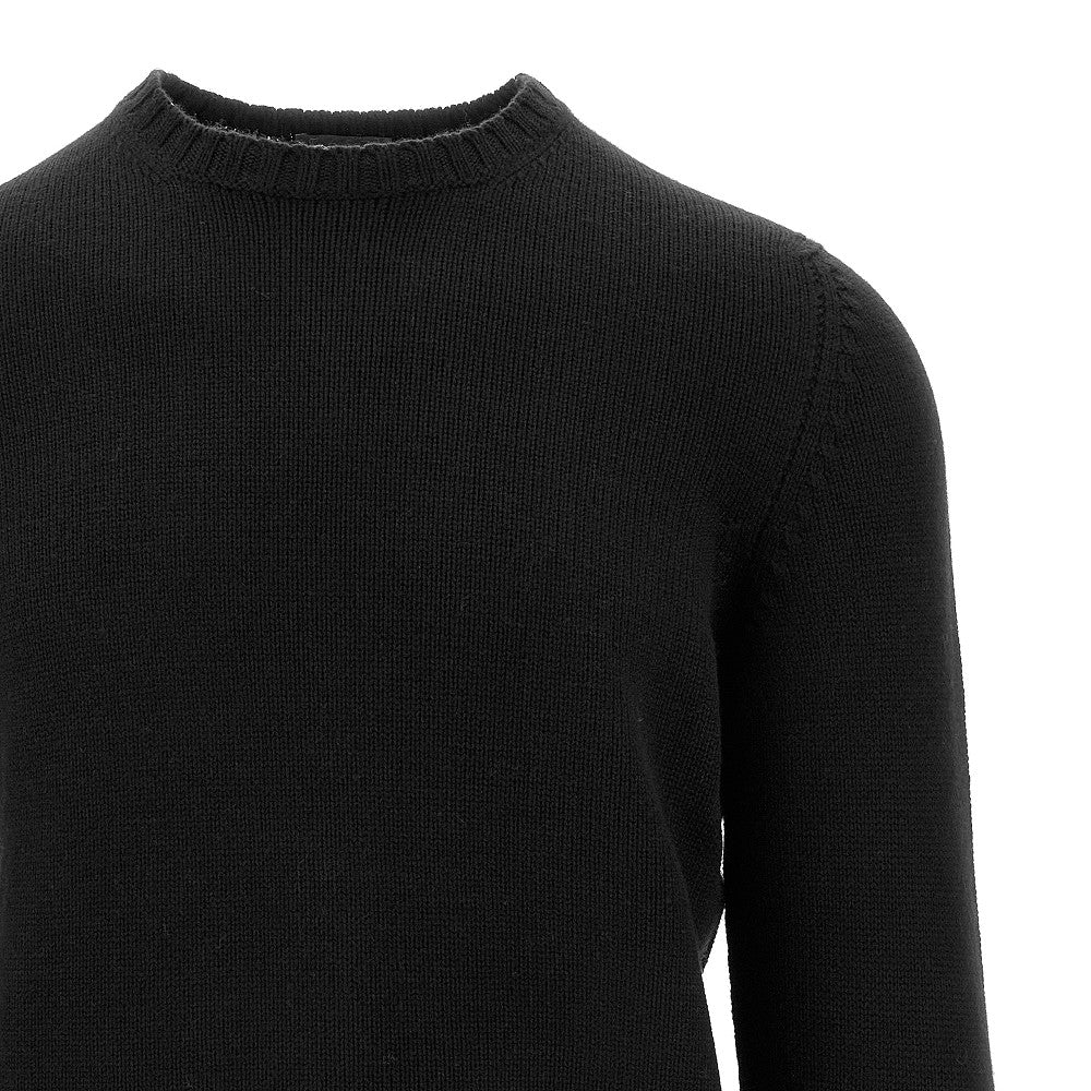 Pullover girocollo in lana Merino Extrafine